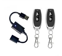 Interruttore di controllo remoto wireless, modulo relè USB DC 5 V RF controller a lungo raggio per luci LED, ventilatori router, per smart home switch kit (B)