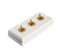 Interruttore di controllo singolo e doppio retrò for soggiorno(3-Gang Switch)