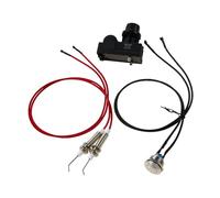 Interruttore di controllo universale a pulsante Sistema accensione automatico Accenditore tipo batteria AA con scintilla a elettrodo