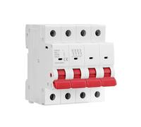 Interruttore di corrente in miniatura da 4,5 kA, con doppio binario di raccolta (6A, 4P, GYM10)
