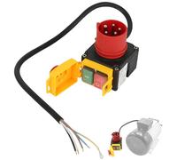 Interruttore di emergenza 400 V, 3 fasi con protezione antiossidante e cavo da 80 cm, interruttore di sicurezza, interruttore di tensione zero, interruttore di emergenza, equivalente a KEDU KOA7, 400