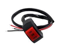 Interruttore di fari a LED per moto elettrico a 3 posizioni Controllo manubrio compatibile con la maggior parte dei riflettori in bici molto vicino al pulsante di conversione della luce(vieze)