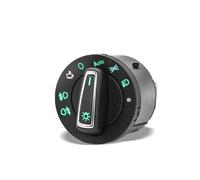 Interruttore Di Fari Compatibile Con Skoda Per Octavia 2 Mk2 2007 2008 2009 2010 1011 2012 2013 2014 AUTO Faro Sensore Pulsante Interruttore Manopola Luce Nebbia Dash Di Fascio