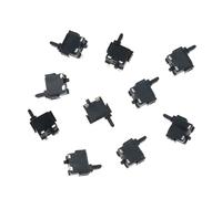 Interruttore di finecorsa di rilevamento W-07AT da 10 pezzi, altezza 8,5, interruttore della telecamera a 4 pin, pulsante di ripristino, interruttore di rilevamento