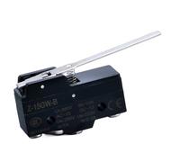 interruttore di finecorsa, Microinterruttore Z-15GW Mini interruttore di finecorsa 15A 250VAC 1NC 1NO Leva ad arco a rullo Microinterruttori a pressione a scatto Z-15GQ(Z-15GW-B)