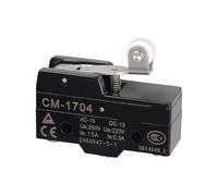Interruttore di finecorsa orizzontale CM-1 Microinterruttore con blocco interruttore di corsa a rullo Coperchio 2 pezzi(CM-1704)