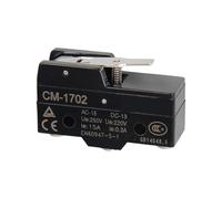 Interruttore di finecorsa orizzontale CM-1 Microinterruttore con blocco interruttore di corsa a rullo Coperchio 2 pezzi(CM-1702)
