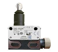 Interruttore di finecorsa sigillato miniaturizzato tipo D4E-1D20N, microinterruttore di posizione SPDT 1NO 1NC, AC-15 2A 250V, DC-12 2A 48V, 1 confezione