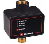 Einhell - Interruttore di flusso elettronico originale (10 bar, valvola di ritegno, protezione funzionamento a secco, adattatore di collegamento, presa integrata, cavo di alimentazione da 1,45 m)
