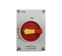 Interruttore di isolamento CA 4P Scatola di plastica for esterni Interruttore-sezionatore 2P 3P 4P Blocco maniglia rotante(32A,4P)