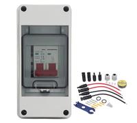 Interruttore di isolamento elettrico fotovoltaico DC 500 V, interruttore di disconnessione DC per impianti fotovoltaici con grado di protezione IP65, dispositivo di sicurezza per (16A)