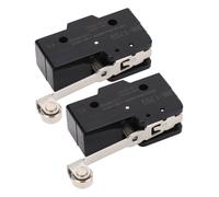 Interruttore di limite 220-250VAC 2 pezzi, contatto micro in rame argento, con accessoia a cerniera e rullo, NO+NC