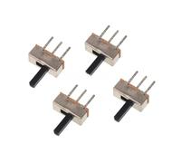Interruttore di limite, Micro interruttore di limite, confezione da 20 interruttori a scorrimento SS12D00 a 3 pin, 1P2T, 2 posizioni, con maniglie varie lunghezze, lunghezza 3 mm