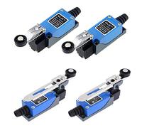 Interruttore di Limite,Qiundar 4 Pcs Interruttori di Finecorsa Meccanico Limit Switch CNC per AC 50Hz Tensione Nominale 380 V Voltaggio DC 220V(ME8104,ME8108)
