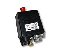 Interruttore di pressione, 230 V per compressori 10A 3-12 bar, compressore ad aria, per opere idrauliche domestiche