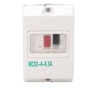 Interruttore di protezione avviamento elettronico MC02-4-6.3A, interruttore automatico conversione carico ABS IP55 impermeabile for auto Marine 220V / 380V KHzIgRdY