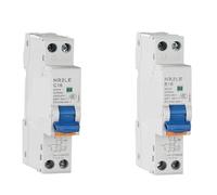 Interruttore di protezione da dispersione residua tipo A AC 1P+N NB2LE Curva Interruttore automatico RCBO 30MA 10A 16A 20A(Curve B-A,6A)