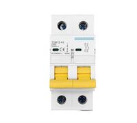 Interruttore di Protezione da Perdita Interruttore automatico MCB 2P DC 600V con fusibile unipolare a corrente continua curva C for fotovoltaico con copertura(2P 16A)