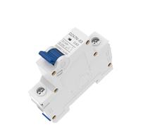 Interruttore di Protezione da Perdita Set di 2 interruttori automatici in miniatura CA 1 polo 6A 10A 16A 20A 25A 32A 40A 50A 63A 120/240V con sgancio magnetico termico, montaggio su guida DIN(6A 2pcs)