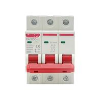 Interruttore di protezione da sovraccarico miniaturizzato solare DC 1000V 3P 4P 6A~63A/80A 100A 125A adatto for impianti fotovoltaici(3P,10A)