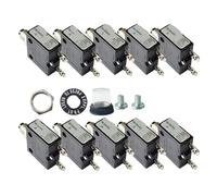 Interruttore di protezione da sovraccarico termico con ripristino manuale, serie 98, 16A 250V, interruttore automatico elettronico, 10 pezzi Controls Switches