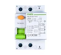 Interruttore di protezione FI 25 A - 30 mA / 2 poli/tipo B