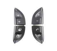 Interruttore di Regolazione del Volante, per Mercedes Classe S W220 1998 1999 2000 2001 2002 2003 2004 2005, Copertura Pulsanti di Controllo Interruttore Volante Auto 7241 (Beige) (Nero)