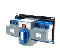 Interruttore di rete automatico 63 A 400 V corrente di emergenza 2s | CB Level AC33iB - Spie di controllo per motore in rame, 19,8 x 12,2 cm, base in acciaio, 50-60 Hz