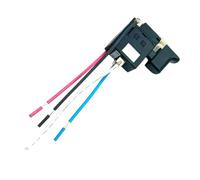 Interruttore di ricambio da 650670 a 1 per utensili elettrici Dfs450 Bjs130 Djs130 Dfr450x Bfr440 Dfr550 Bfr550 Bfr550 - Plastica Plus Struttura in metallo nero