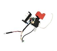 Interruttore di ricambio per Metabo per PowerMaxx BS, pezzo di ricambio OEM 343412370, compatibile con trapano avvitatore a batteria da 10,8 V, struttura in metallo e plastica (come mostrato