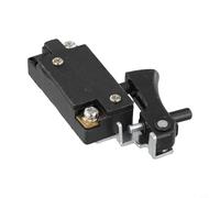 Interruttore di ricambio per smerigliatrice angolare per utensili elettrici con valutazione AC250V 10A, design a pulsante per una facile gestione della potenza