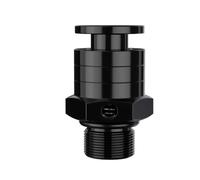 Interruttore di rilascio della pressione dell'aria con pulsante manuale filettatura da 1/8 pollice for accessori for sistemi pneumatici industriali (1 8 Thread 9.7mm)