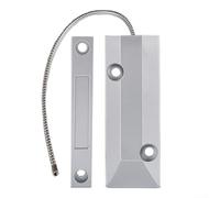 Interruttore di rilevamento magnetico cablato, 106 x 38 x 10 mm, kit di allarme di sicurezza per porte, rileva l'apertura di porte e finestre, alloggiamento in lega di alluminio, per casa, garage