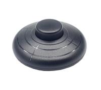 Interruttore di ripristino, interruttore a pedale for lampada da terra 220v 317 Acceso/spento Pulsante a metà strada rotondo online della 2 colori(Bianco)(Black)