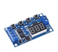 Interruttore di ritardo del timer del ciclo di ripresa, circuito 12-24 V, modulo di controllo del tubo MOS doppio