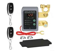Interruttore di scollegamento della batteria a distanza 12 V 240 A con spegnimento automatico quando la tensione scende a 11,8 V e display di stato a LED