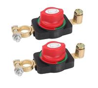 Interruttore di scollegamento della batteria for auto Isolatore di interruzione 'alimentazione Interruttore di uccisione principale Collegamento terminale Camion Barca RV Anti scarico(2pcs)