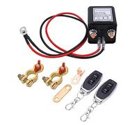 Interruttore di separazione della batteria, 12 V, interruttore di separazione della batteria, con 2 telecomando, interruttore radio Kill Switch per auto, camper, camion, barca,
