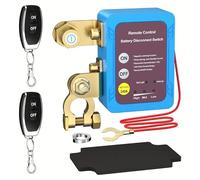 Interruttore di separazione della batteria da 12 V, senza fili, 240 A, 12 V, telecomando con telecomando Kill Switch, interruttore radio 12 V, automatico per auto, trattore, moto, camper, ATV, barca