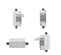 Interruttore di sezionamento CC con scatola di giunzione impermeabile for impianto fotovoltaico, interruttore automatico in miniatura con scatola di giunzione 550 V 800 V IP65(6A)