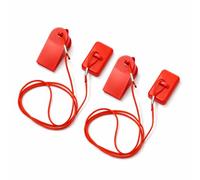 Interruttore di Sicurezza Magnetico, Sicuro e Affidabile per Corsa, Sicurezza Auto, 2 Pezzi Rosso for Piloti Professionisti, Karting, Auto Tuning e Competizioni