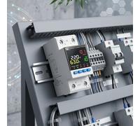 Interruttore di sicurezza WLAN FI 63A con riaccensione automatica | Auto-Reclosing dopo, 1-3 tentativi, funzionamento ininterrotto, memorizzazione locale, senza bisogno di Internet