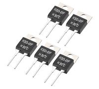 Interruttore di temperatura normalmente aperto, regolatore di temperatura termostato interruttore termico KSD-01F 50 ℃ NO 5 pezzi