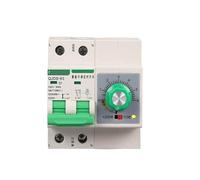 Interruttore di temporizzazione ad alta potenza, interruttore di ritardo regolabile for pompa dell'acqua del motore e ventola(Green,2P-63A)