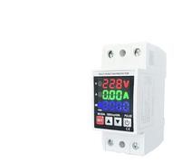 Interruttore Di Tensione Con Display 3 In 1, 40 A, Regolabile, Guida DIN, 230 V, 110 V, Protezione Da Sovratensione E Sottotensione, Relè Di Monitoraggio Della Misurazione Di KWh E Watt.