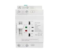 Interruttore di trasferimento automatico a doppia alimentazione 110V 220V 25A 40A 63A Interruttore di trasferimento di potenza domestica 50/60Hz(4P 60A,110V)