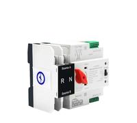 Interruttore di trasferimento automatico a doppia alimentazione 2/3/4P AC 110V 230V 125A Interruttori selettori elettrici Alimentazione ininterrotta(4P,AC 110V)