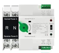 Interruttore di trasferimento automatico a doppia alimentazione 2P 4P 125A CA 230V 110V Interruttori selettori elettrici Alimentazione ininterrotta(City Grid-PV Energy,2P AC 230V)