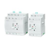 Interruttore di trasferimento automatico a doppia alimentazione ATS su guida DIN 2P 4P Interruttori di selezione elettrica Alimentazione ininterrotta 25A 40A 63A(110V,2P 63A)