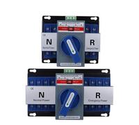Interruttore di trasferimento automatico a doppia alimentazione ATS YCQ3B-63 2P/4P 63A AC230V/400V Interruttori selettori elettrici 50/60Hz 1 pz(2P)